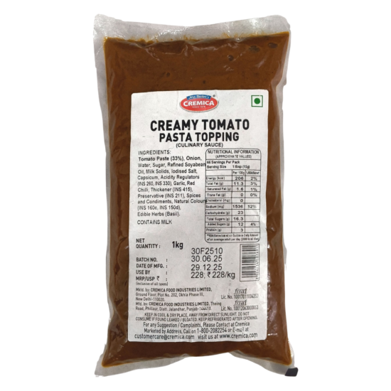 Cremica Creamy Tomato Pasta Topping