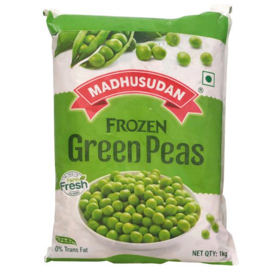 Madhusudan frozen green peas 1kg
