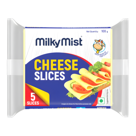 milky mist cheese slices 100g
